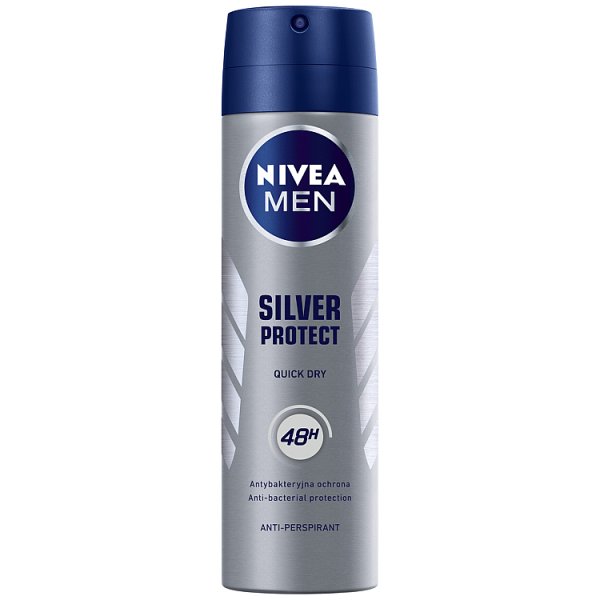 Nivea Antyperspirant DLA Mężczyzn W Spray&#039;u Silver Protect 150 ml