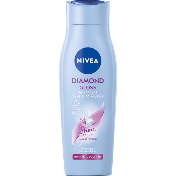 Nivea Łagodny Szampon DO Włosów Diamond Gloss 250 ml