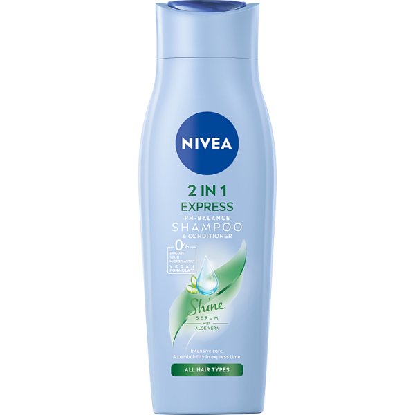 Nivea Łagodny Szampon Pielęgnujący Z Odżywką 2In1 Express 250 ml