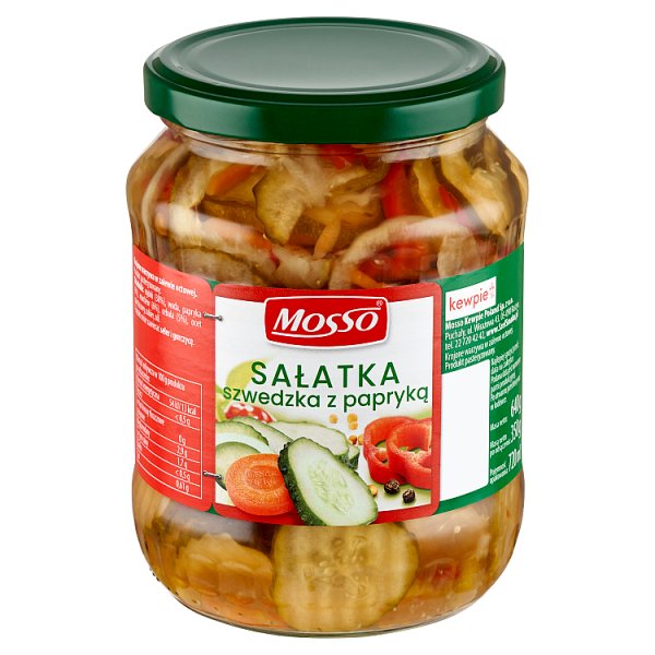 Mosso Sałatka szwedzka z papryką 640 g