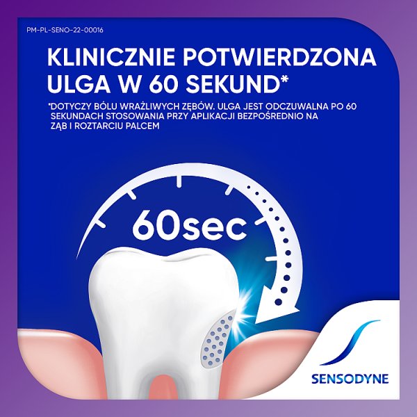 Sensodyne Ultraszybka Ulga Wyrób medyczny pasta do zębów z fluorkiem 75 ml