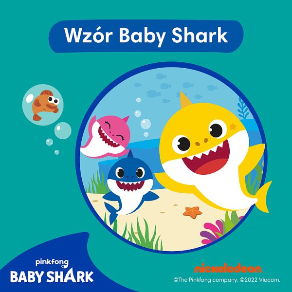 Pampers Splashers Baby Shark, 4, 11 Jednorazowe pieluchomajtki do pływania 9kg - 15kg