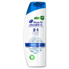 Head & Shoulders Classic Clean 2 w 1 Szampon przeciwłupieżowy z odżywką – usuwa do 100% łupieżu