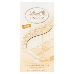 Lindt Lindor Biała czekolada z nadzieniem 100 g