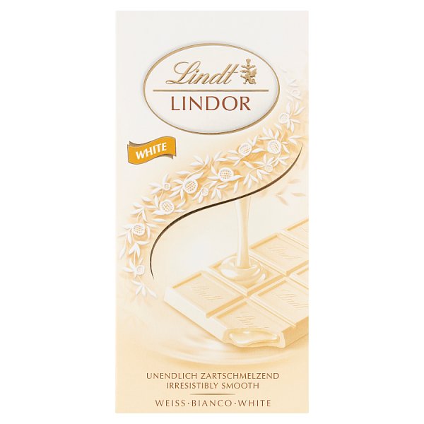 Lindt Lindor Biała czekolada z nadzieniem 100 g