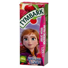 Tymbark Sok 100 % jabłko wiśnia winogrono malina 200 ml