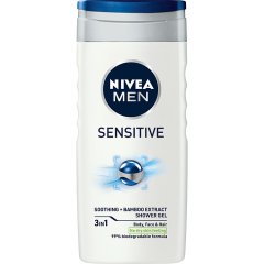 Nivea MEN Sensitive ŻEL POD Prysznic 250 ml