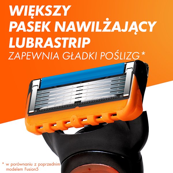 Gillette Fusion5 Maszynka do golenia dla mężczyzn, 1 maszynka, 2 ostrza wymienne