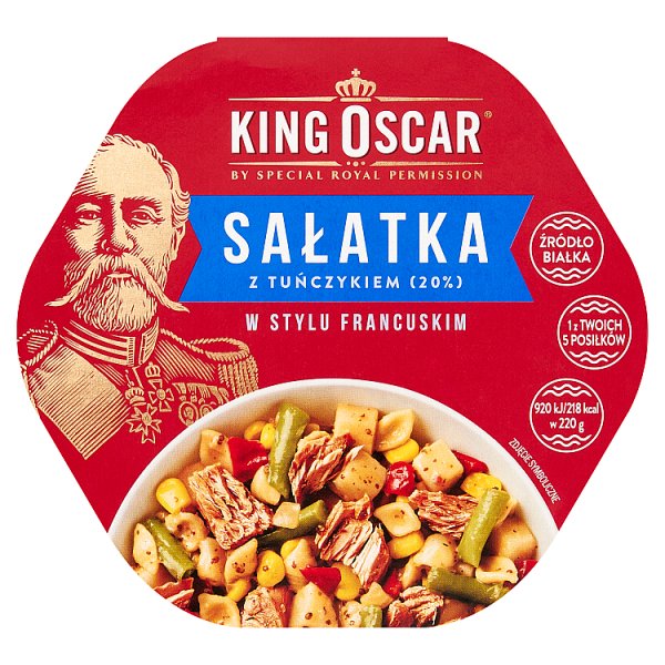 King Oscar Sałatka z tuńczykiem w stylu francuskim 220 g