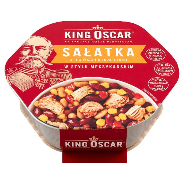 King Oscar Sałatka z tuńczykiem w stylu meksykańskim 220 g