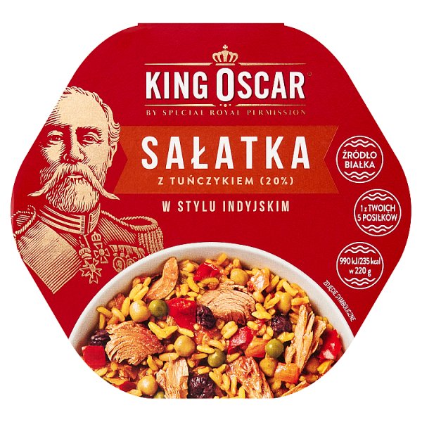 King Oscar Sałatka z tuńczykiem w stylu indyjskim 220 g