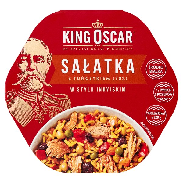 King Oscar Sałatka z tuńczykiem w stylu indyjskim 220 g