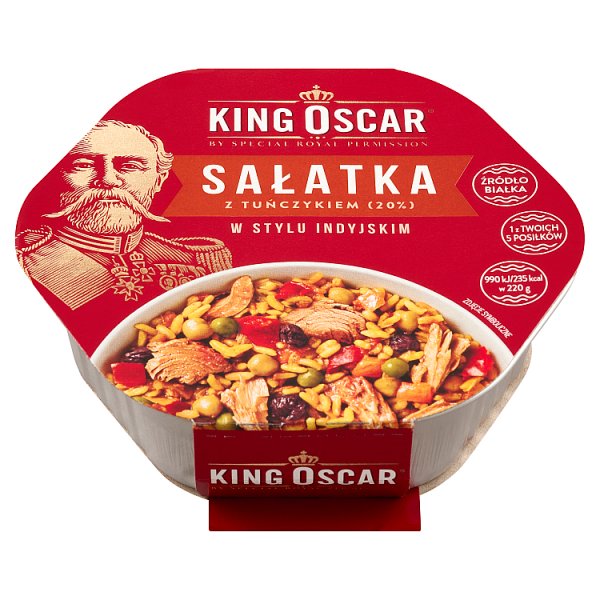 King Oscar Sałatka z tuńczykiem w stylu indyjskim 220 g