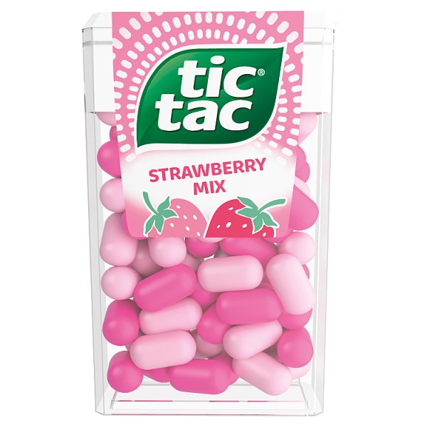 Tic Tac Drażetki o smaku truskawki 49 g