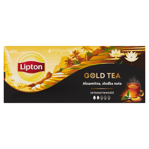 Lipton Gold Tea Herbata czarna aromatyzowana 37,5 g (25 torebek)