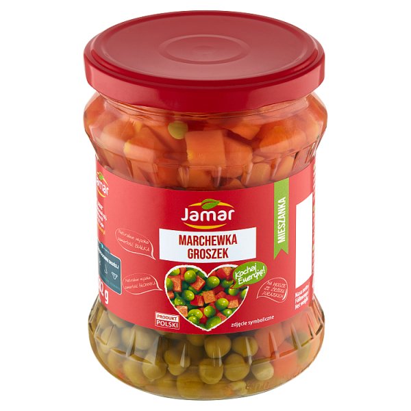 Jamar Mieszanka warzywna marchewka groszek 470 g