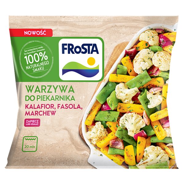 FRoSTA Warzywa do piekarnika kalafior fasola marchew 400 g