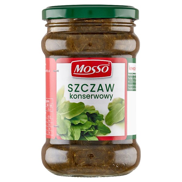 Mosso Szczaw konserwowy 270 g
