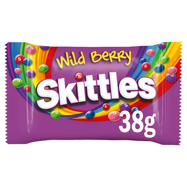 Skittles Wild Berry Cukierki do żucia 38 g