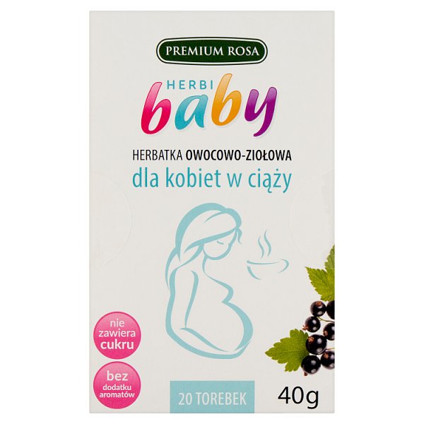 Premium Rosa Herbi Baby Herbatka dla kobiet w ciąży 40 g (20 x 2 g)