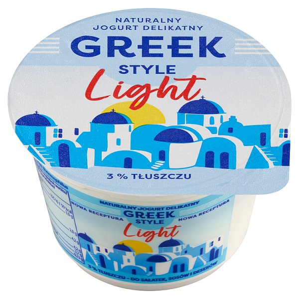 Greek Style Light Naturalny jogurt delikatny 180 g