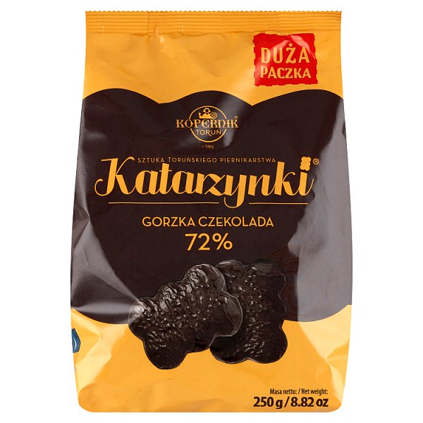 Kopernik Katarzynki Pierniki w gorzkiej czekoladzie 250 g