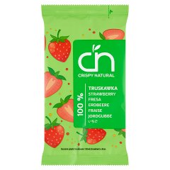 Crispy Natural Suszone plastry truskawek 10 g