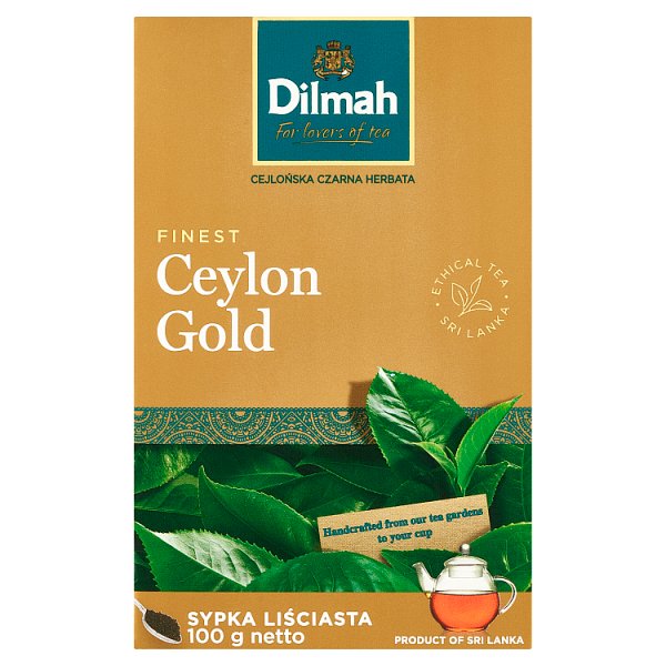 Dilmah Ceylon Gold Cejlońska czarna herbata 100 g