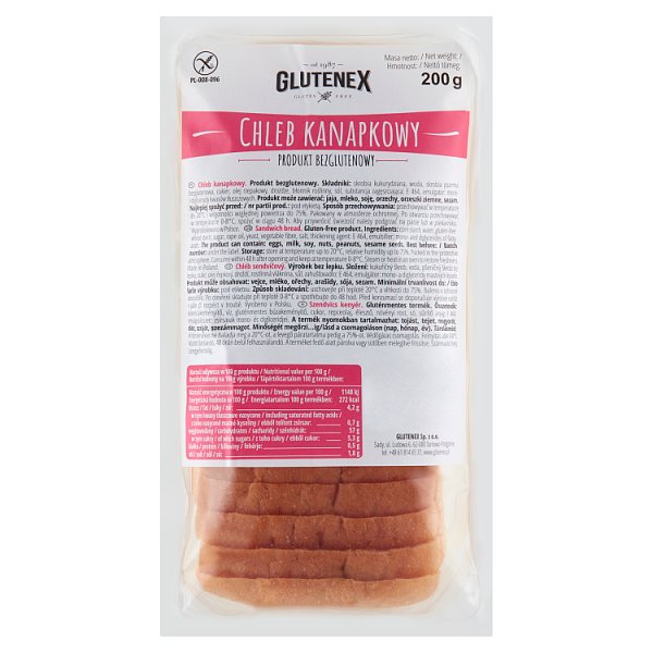 Glutenex Chleb kanapkowy 200 g