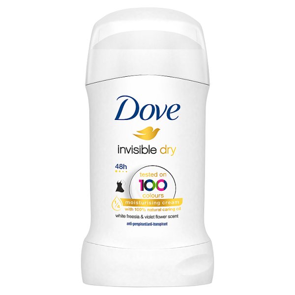 Dove Invisible Dry White Freesia &amp; Violet Flower Antyperspirant w sztyfcie 40 ml