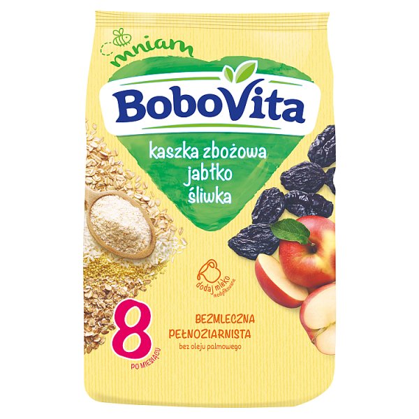 BoboVita Kaszka zbożowa jabłko śliwka po 8. miesiącu 180 g