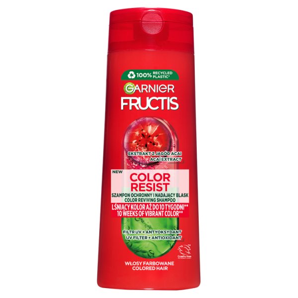 Garnier Fructis Color Resist Szampon ochronny i nadający blask 400 ml