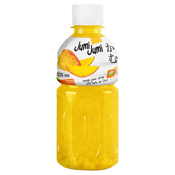 JumiJumi Napój mango z kawałkami galaretki kokosowej nata de coco 320 ml