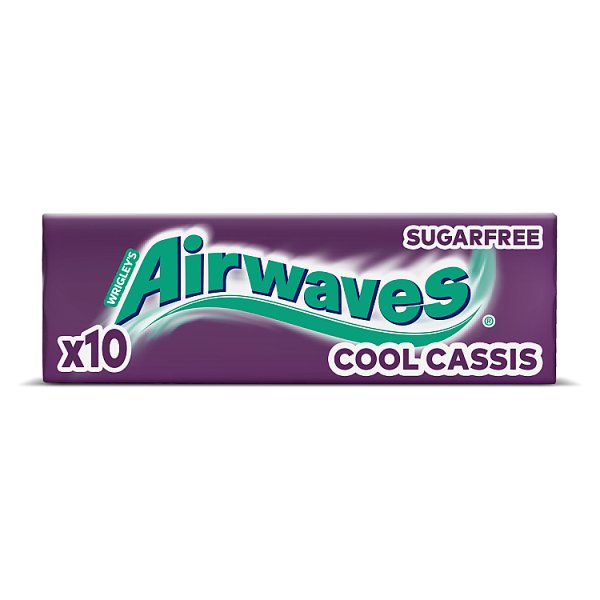 Airwaves Cool Cassis Bezcukrowa guma do żucia 14 g (10 sztuk)