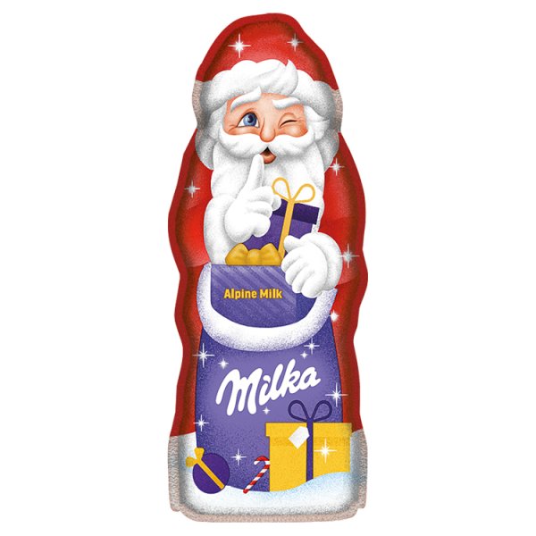 Figurka milka mikołaj czekoladowy 