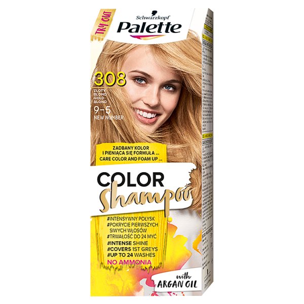 Palette Color Shampoo Szampon koloryzujący do włosów 9-5 (308) złoty blond