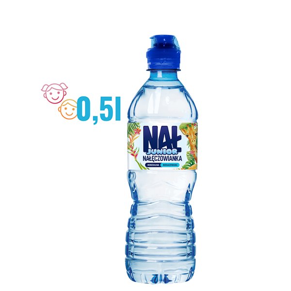 Nałęczowianka Nał Junior Naturalna woda mineralna niegazowana 0,5 l