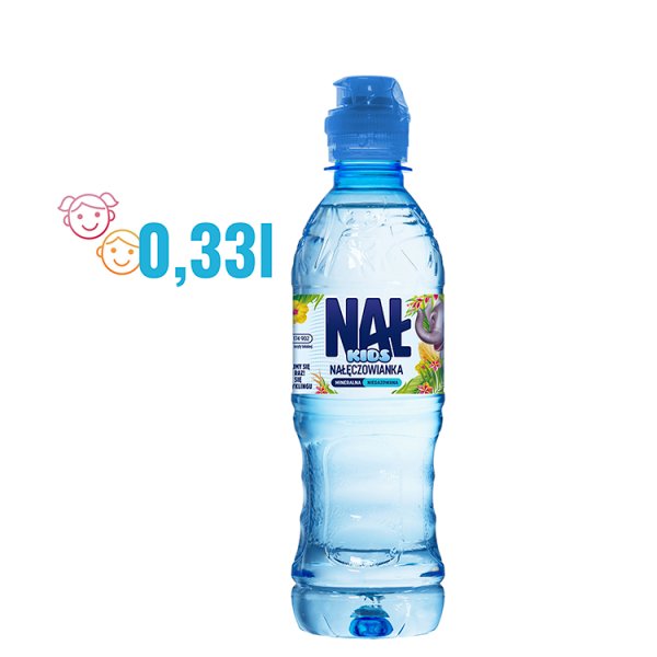 Nałęczowianka Nał Kids Naturalna woda mineralna niegazowana 0,33 l