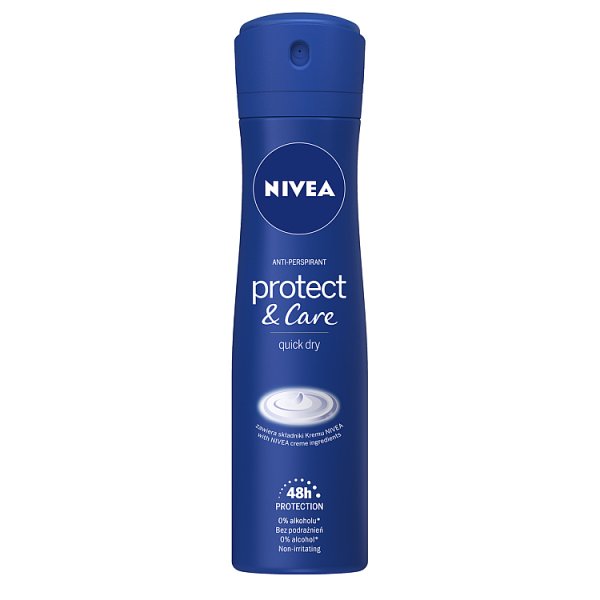 Nivea Protect &amp; Care Antyperspirant dla kobiet w spray&#039;u 150ml