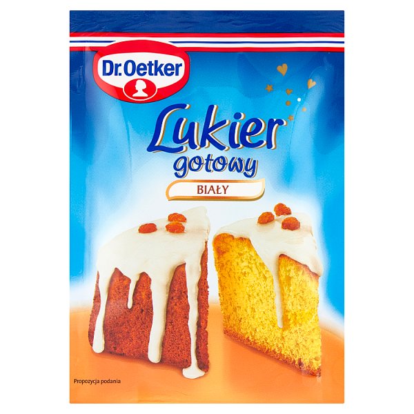 Dr. Oetker Lukier gotowy biały 100 g