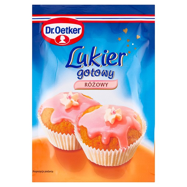 Dr. Oetker Lukier gotowy różowy 100 g