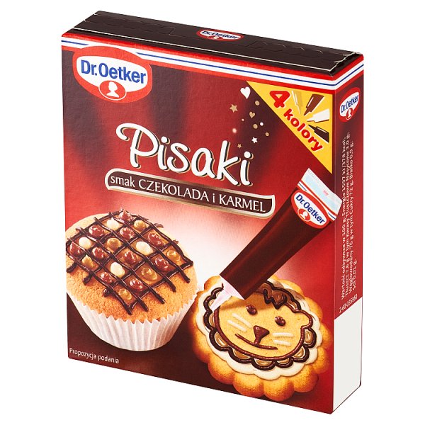 Dr. Oetker Pisaki smak czekolada i karmel 76 g (4 x 19 g)