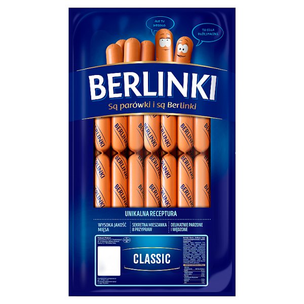 Berlinki Classic Parówki 1,5 kg