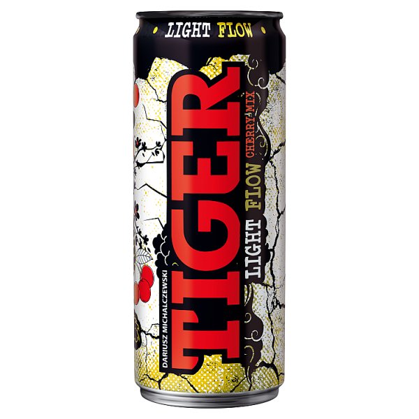 Tiger Light Flow Cherry Mix Gazowany napój energetyzujący 330 ml