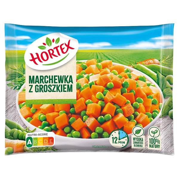 Hortex Marchewka z groszkiem 450 g