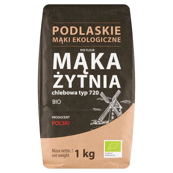 BioLife Mąka żytnia chlebowa bio typ 720 1 kg