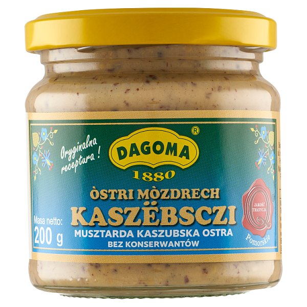 Dagoma Musztarda kaszubska ostra 200 g