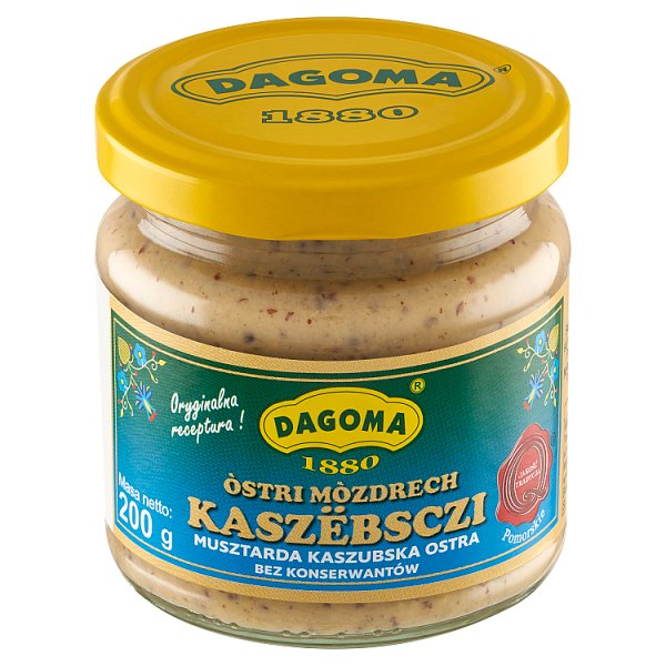 Dagoma Musztarda kaszubska ostra 200 g