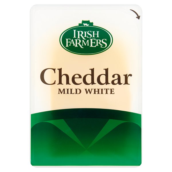 Irish Farmers Ser cheddar mild white plastry 100 g