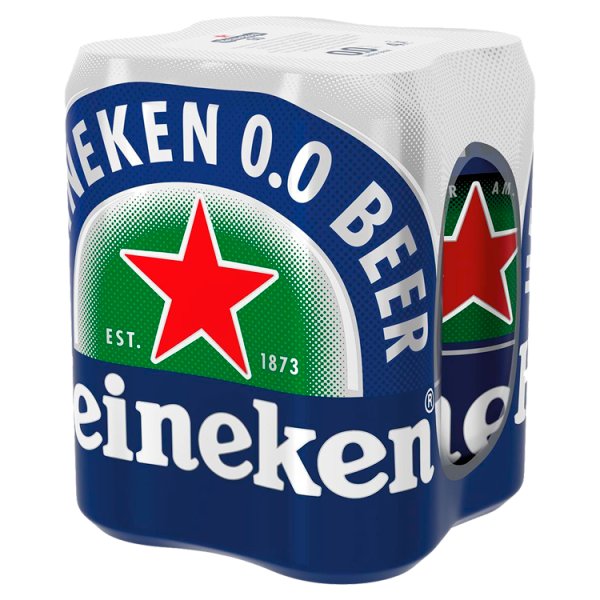 Heineken Piwo jasne bezalkoholowe 4 x 500 ml